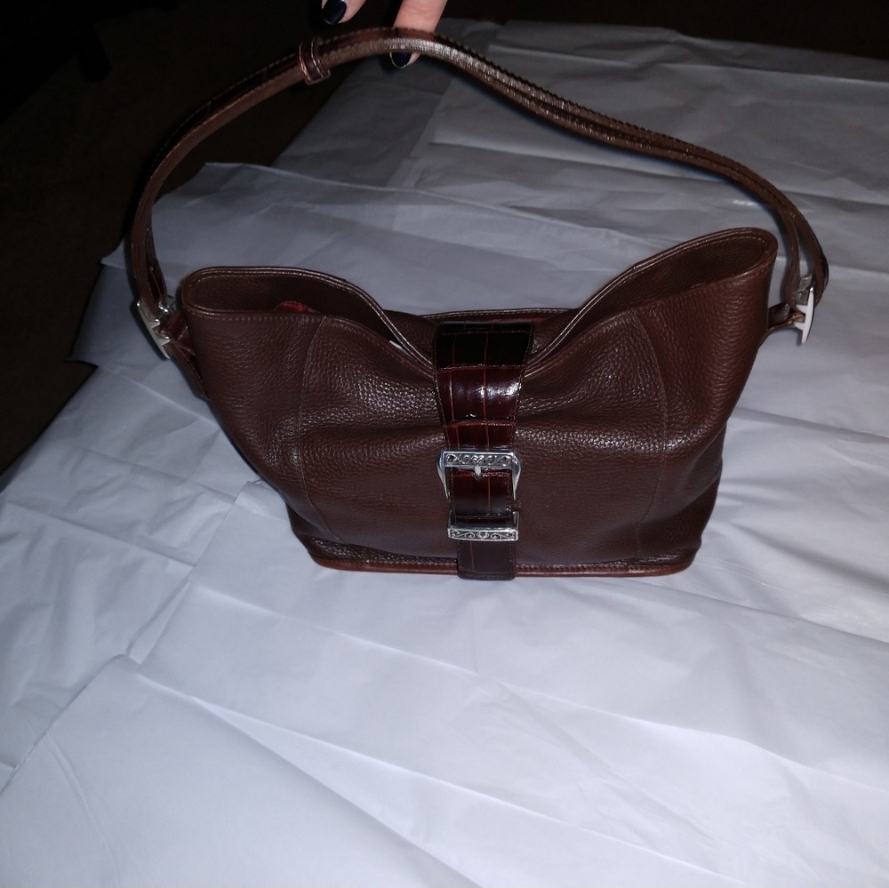 BEAUTIFUL BROWN BRIGHTON HANDBAG